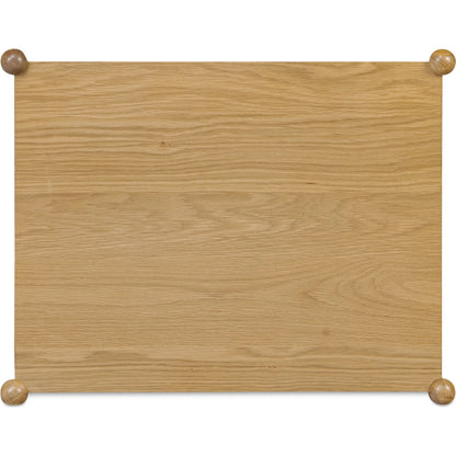 Billy Nightstand by Moe's Home Collection in natural oak. Made from oak veneer over mdf frame, solid oak leg, handle, plywood drawer in a transitional style.