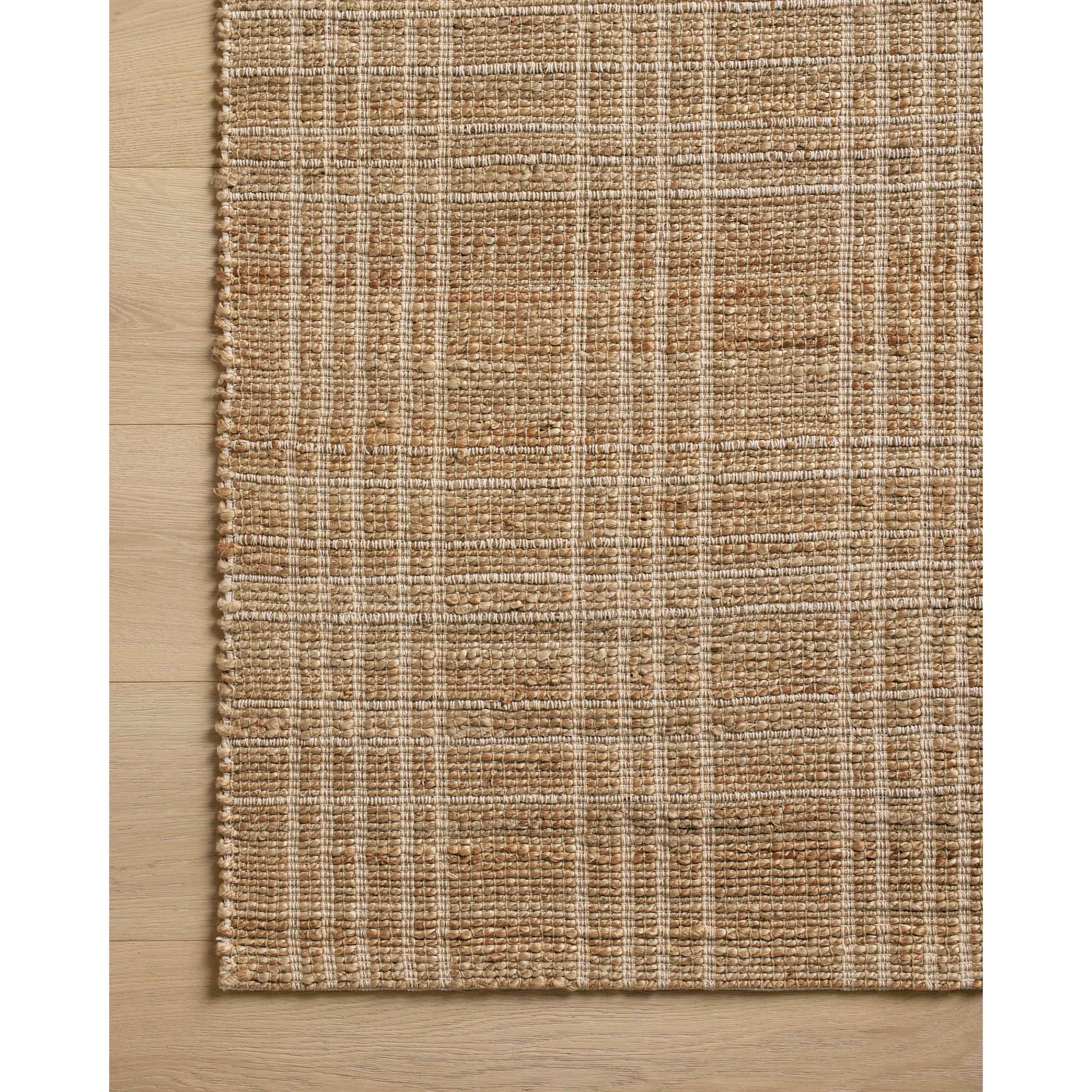 Judy JUD-01 Rug by Chris Loves Julia x Loloi in natural, cream. Made from 76% jute l 24% cotton in a unique style.