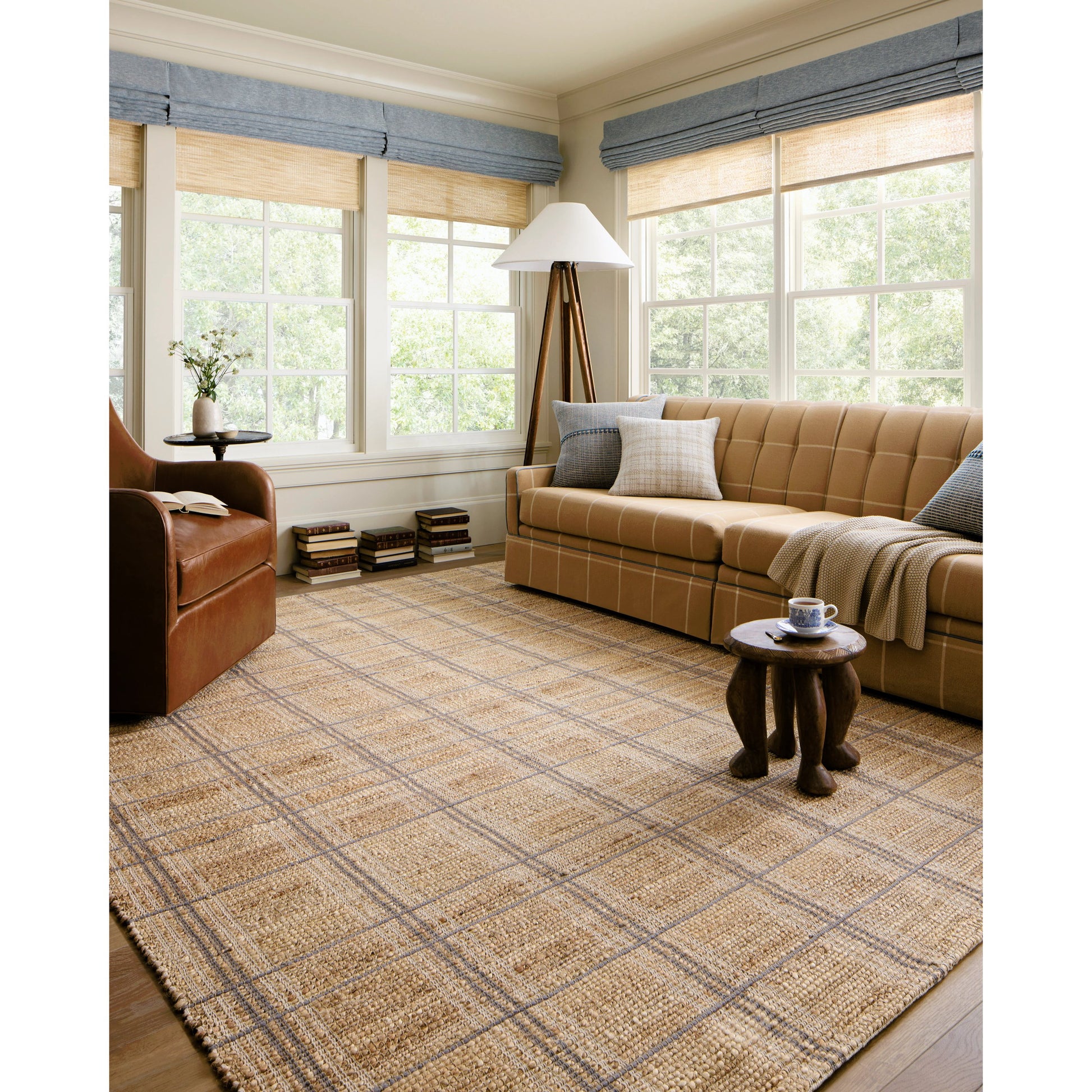Judy JUD-02 Rug by Chris Loves Julia x Loloi in natural, stone. Made from 76% jute l 24% cotton in a unique style.