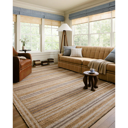 Judy JUD-03 Rug by Chris Loves Julia x Loloi in natural, dove. Made from 76% jute l 24% cotton in a unique style.