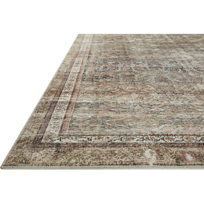 Jules JUL-09 Rug by Chris Loves Julia x Loloi in ink, terracotta. Made from 100% polyester in a unique style.