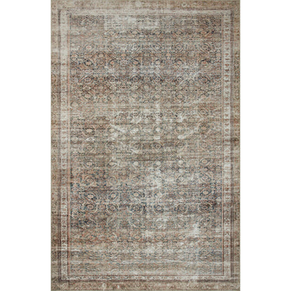Jules JUL-09 Rug by Chris Loves Julia x Loloi in ink, terracotta. Made from 100% polyester in a unique style.