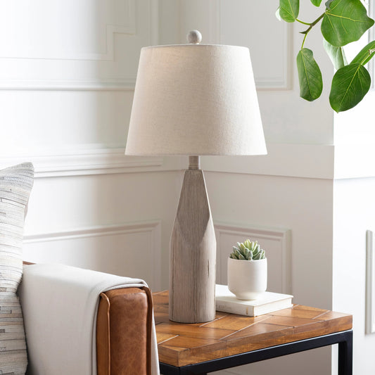 June - 26881 by Livabliss in taupe, light grey and weatheredweathered. Made from linen, polyester, metal in a rustic style.