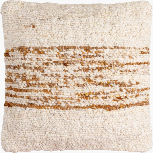 Jupiter Accent Pillow - 487398 by Surya in ivory, caramel, sandstone. Made from wool, cotton in a unique style.