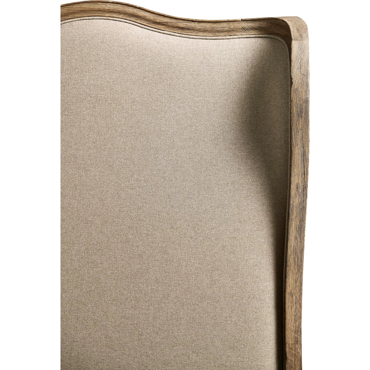 010 SI-2334495 | Closeup | Echo Canyon Upholstered Bed by Jonathan Charles in faded oak. Made from oak, fabric in a unique style.