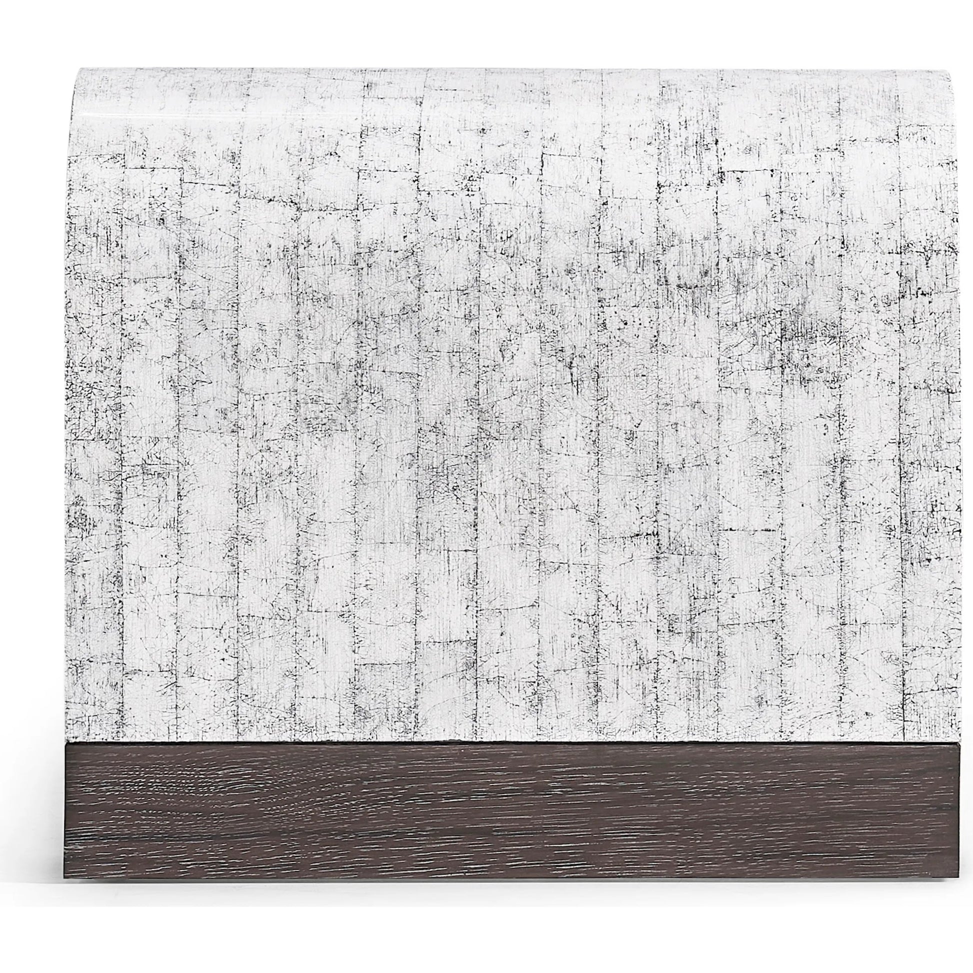 Gaia Rectangular Coffee Table by Jonathan Charles in white smoke eggshell. Made from egg shell in a modern style.