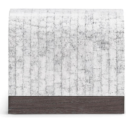 Gaia Rectangular Coffee Table by Jonathan Charles in white smoke eggshell. Made from egg shell in a modern style.
