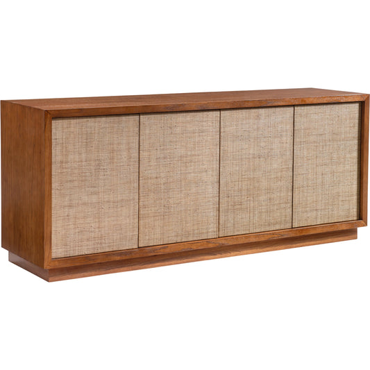 Loft Brasea Entertainment Credenza by Bernhardt in brown. Made from wood in a unique style.