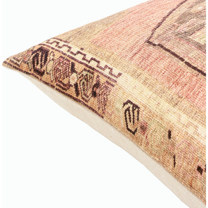 Javed Pillow - 8987 by Livabliss in brown, light beige. Made from 100% polyester, 100% cotton in a eclectic & global style.