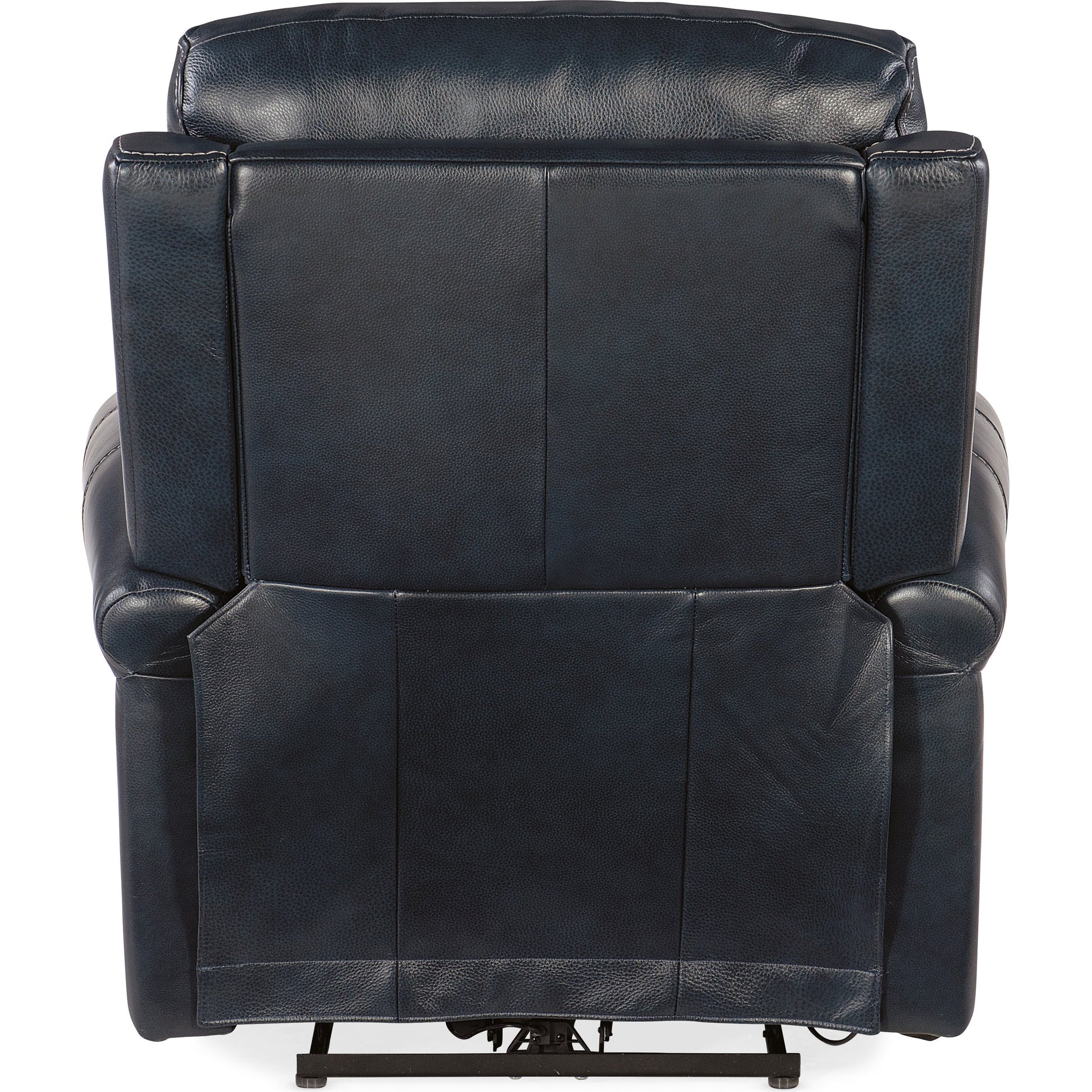 Eisley Power Recliner by Hooker Furniture in sorrento night seas. Made from leather in a traditional style.