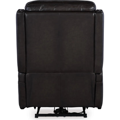 Hamilton Power Recliner with Power Headrest by Hooker Furniture in grey. Made from unique in a traditional style.