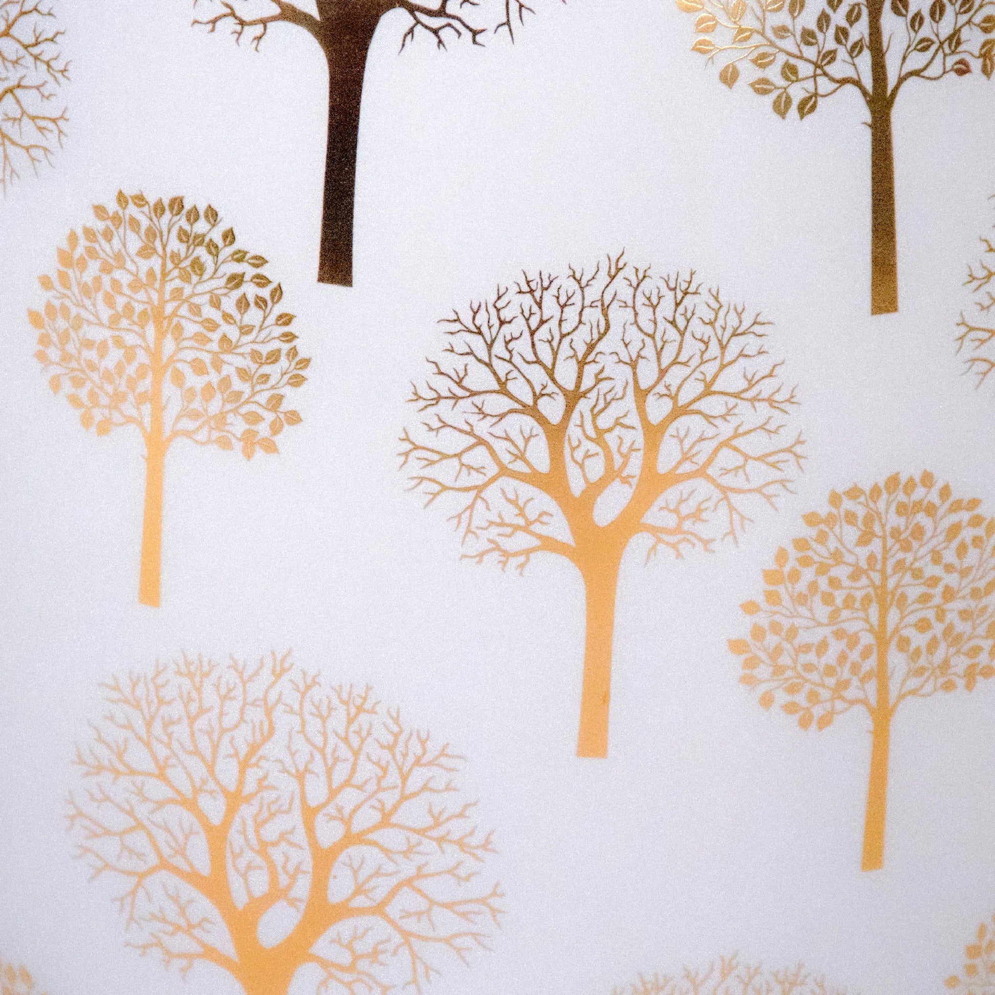 Pauline Garden Stool by Zentique in white, gold. Made from ceramic in a modern style.