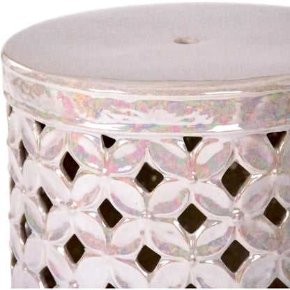Cherise Garden Stool by Zentique. Made from ceramic in a eclectic & global style.