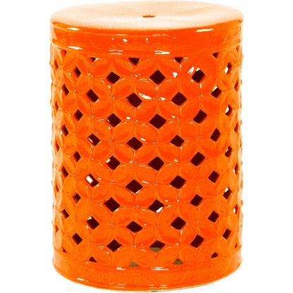 Cherise Garden Stool by Zentique. Made from ceramic in a eclectic & global style.