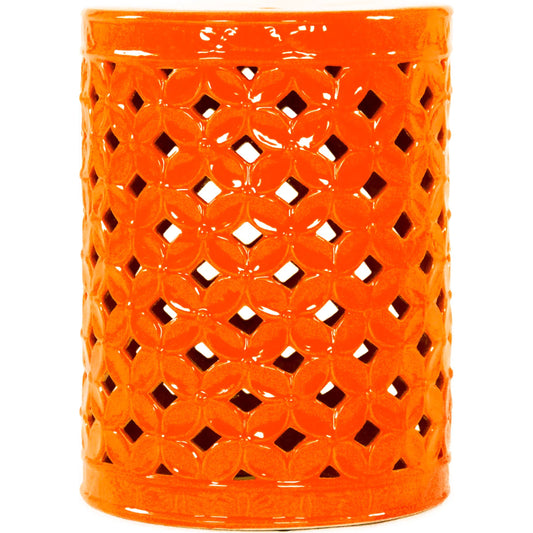 Cherise Garden Stool by Zentique. Made from ceramic in a unique style.