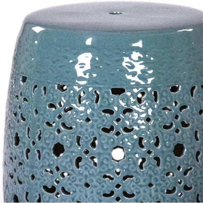 Clark Garden Stool by Zentique. Made from ceramic in a unique style.