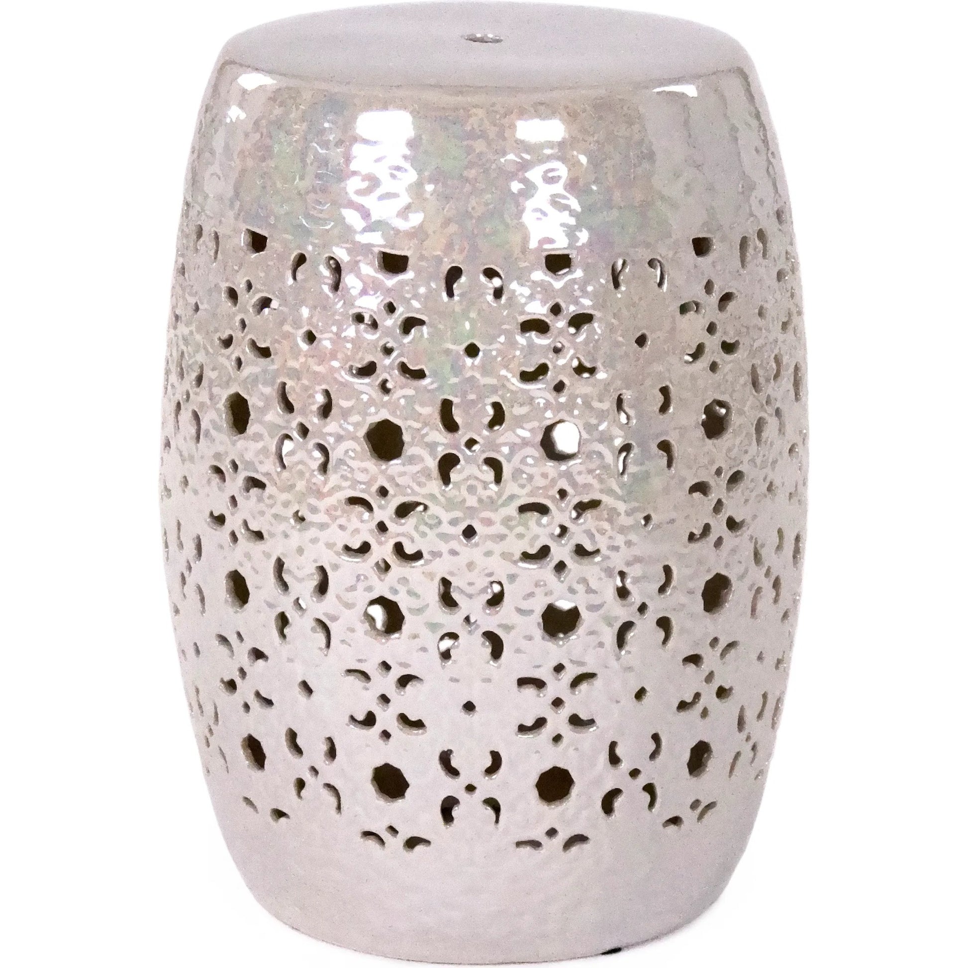 Clark Garden Stool by Zentique. Made from ceramic in a unique style.