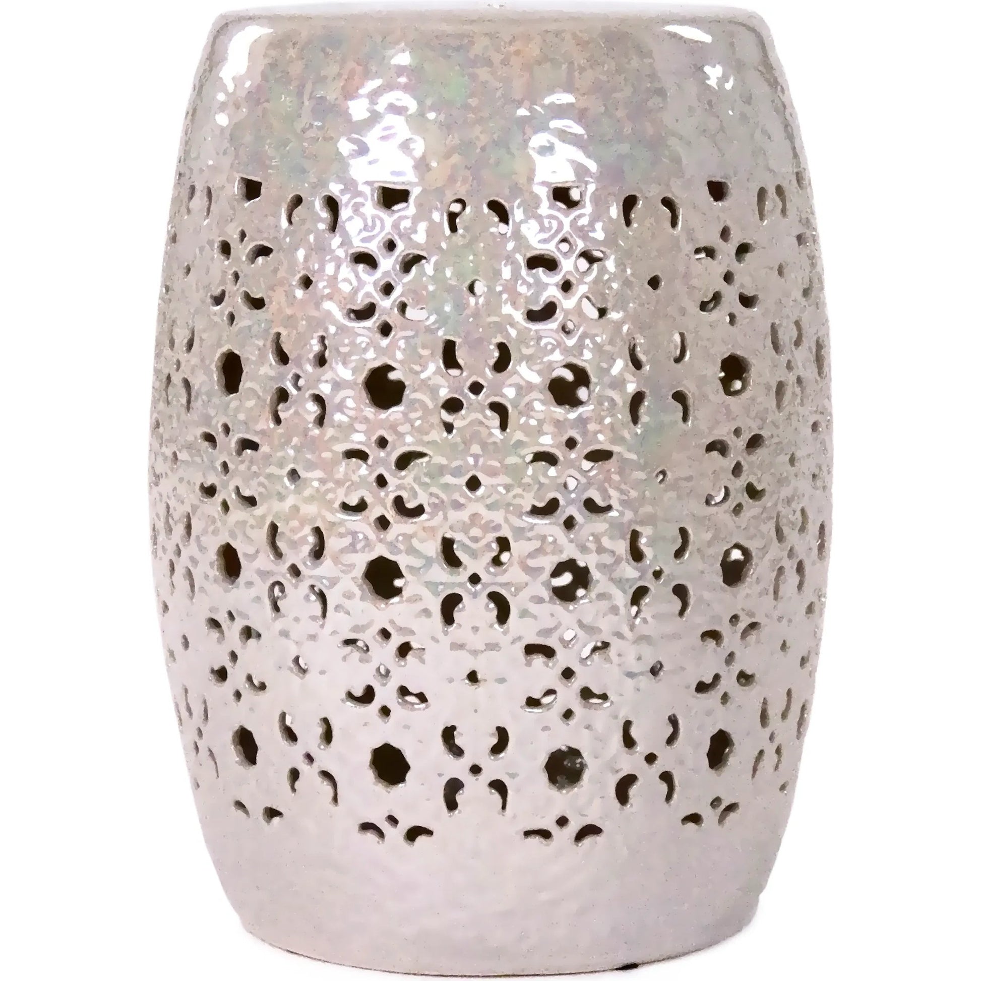 Clark Garden Stool by Zentique. Made from ceramic in a unique style.