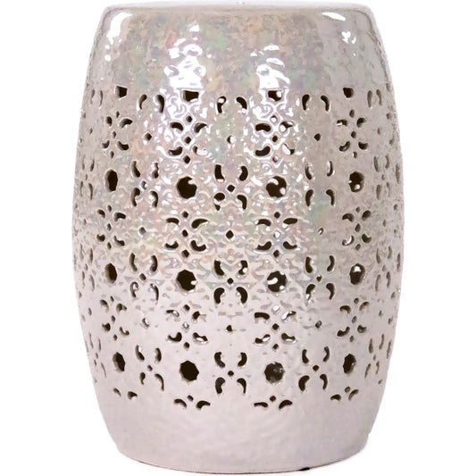 Clark Garden Stool by Zentique. Made from ceramic in a unique style.