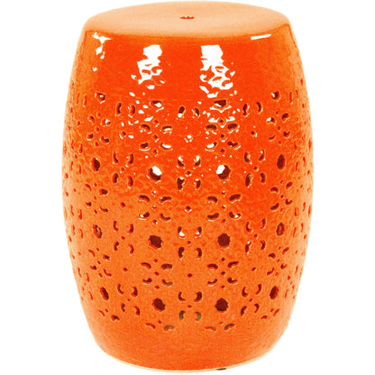 Clark Garden Stool by Zentique. Made from ceramic in a unique style.