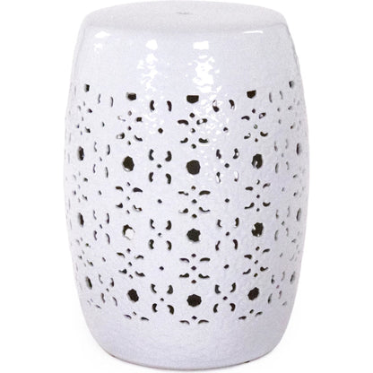 Clark Garden Stool by Zentique. Made from ceramic in a unique style.