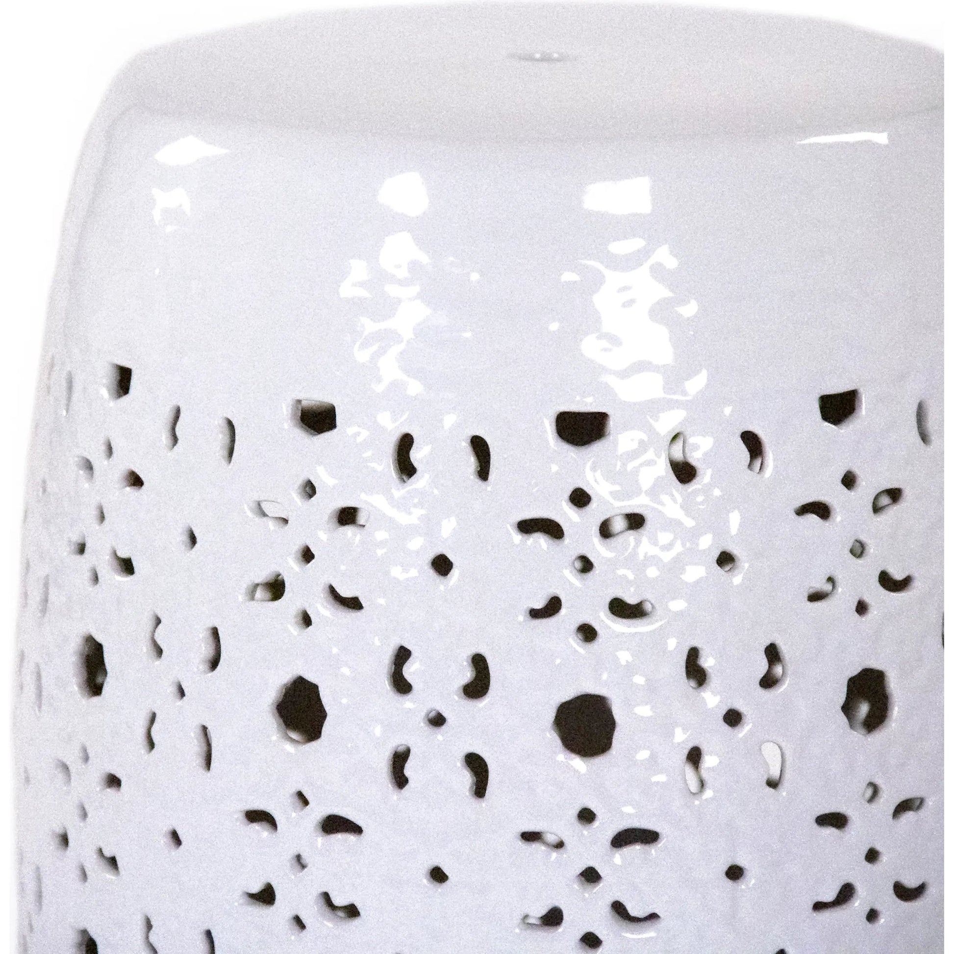 Clark Garden Stool by Zentique. Made from ceramic in a unique style.