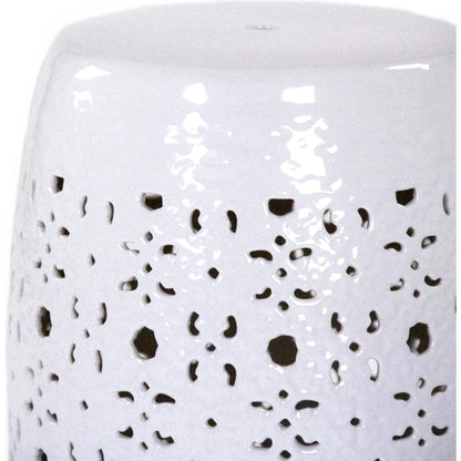 Clark Garden Stool by Zentique. Made from ceramic in a unique style.