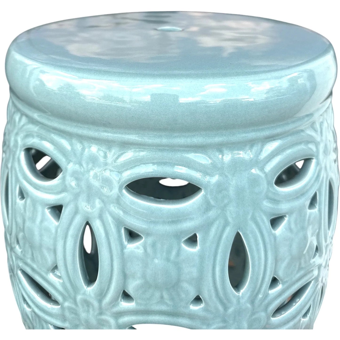 002 SI-2633325 | Additional Silo | Duluth Garden Stool by Zentique in brown. Made from ceramic in a unique style.