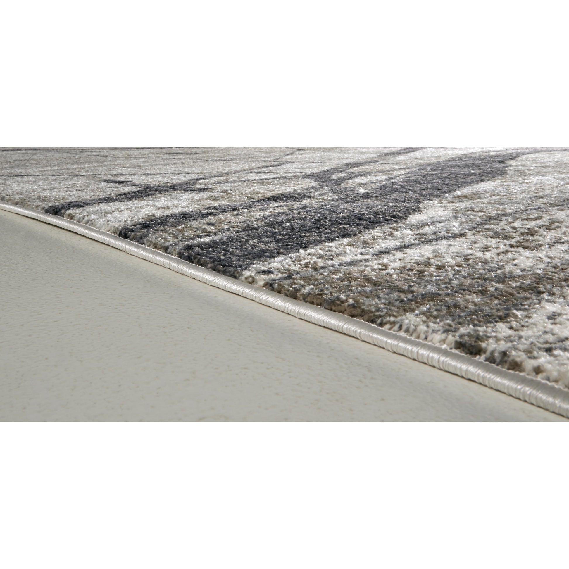 Kano Transitional Rug - 3877F by Feizy in taupe, gray, ivory. Made from polypropylene, polyester in a unique style.