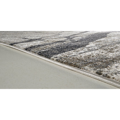 Kano Transitional Rug - 3877F by Feizy in taupe, gray, ivory. Made from polypropylene, polyester in a unique style.