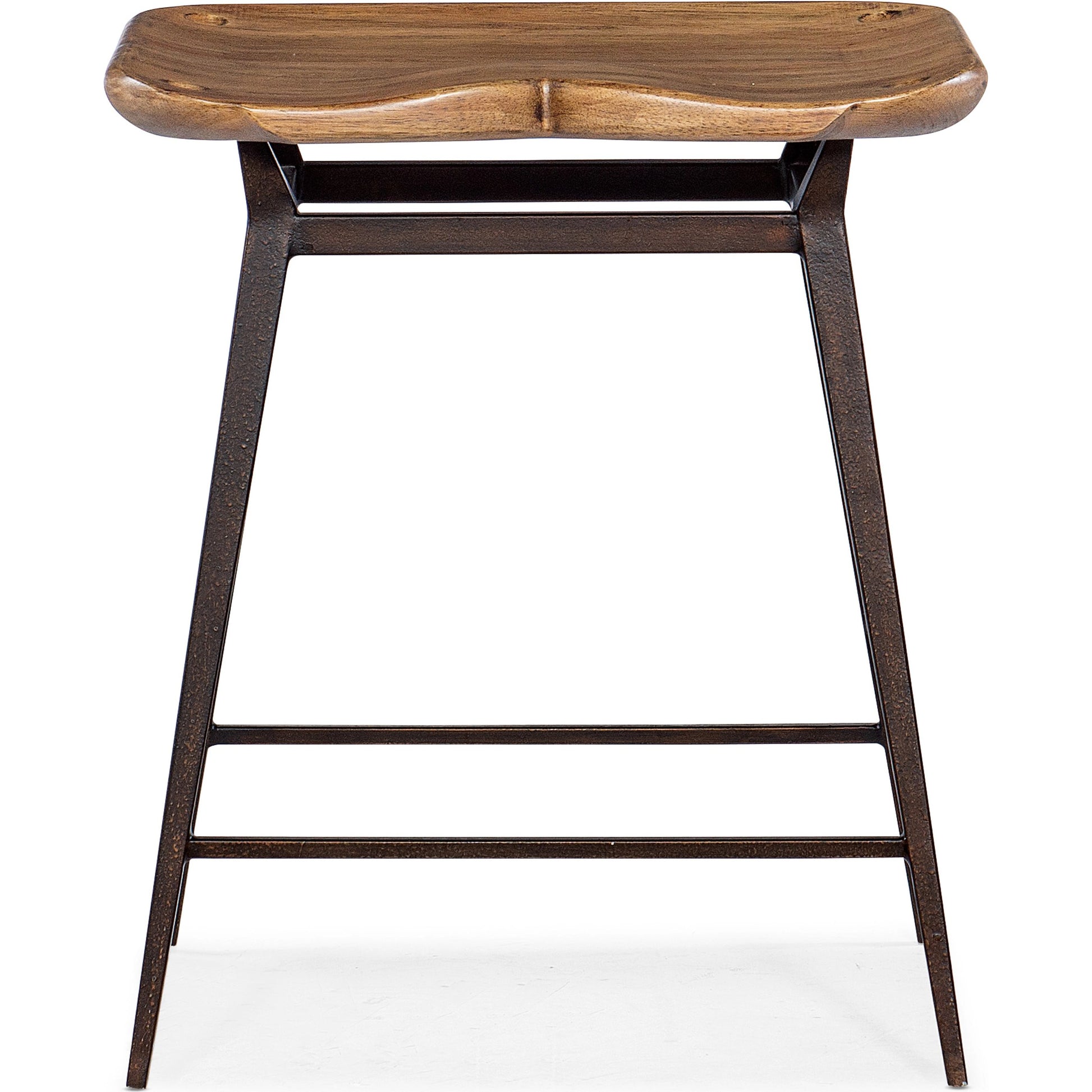 Big Sky Stool by Hooker Furniture in vintage natural. Made from wood, metal in a modern style.