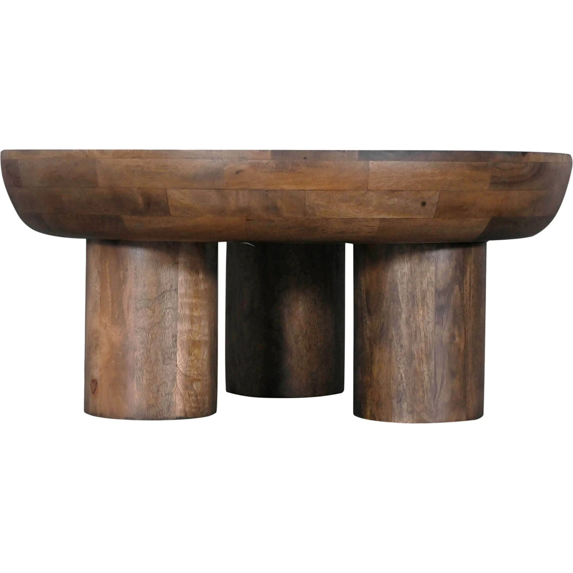 Wilder Coffee Table by LH Imports in dark brown and cinnamon. Made from mango wood in a unique style.