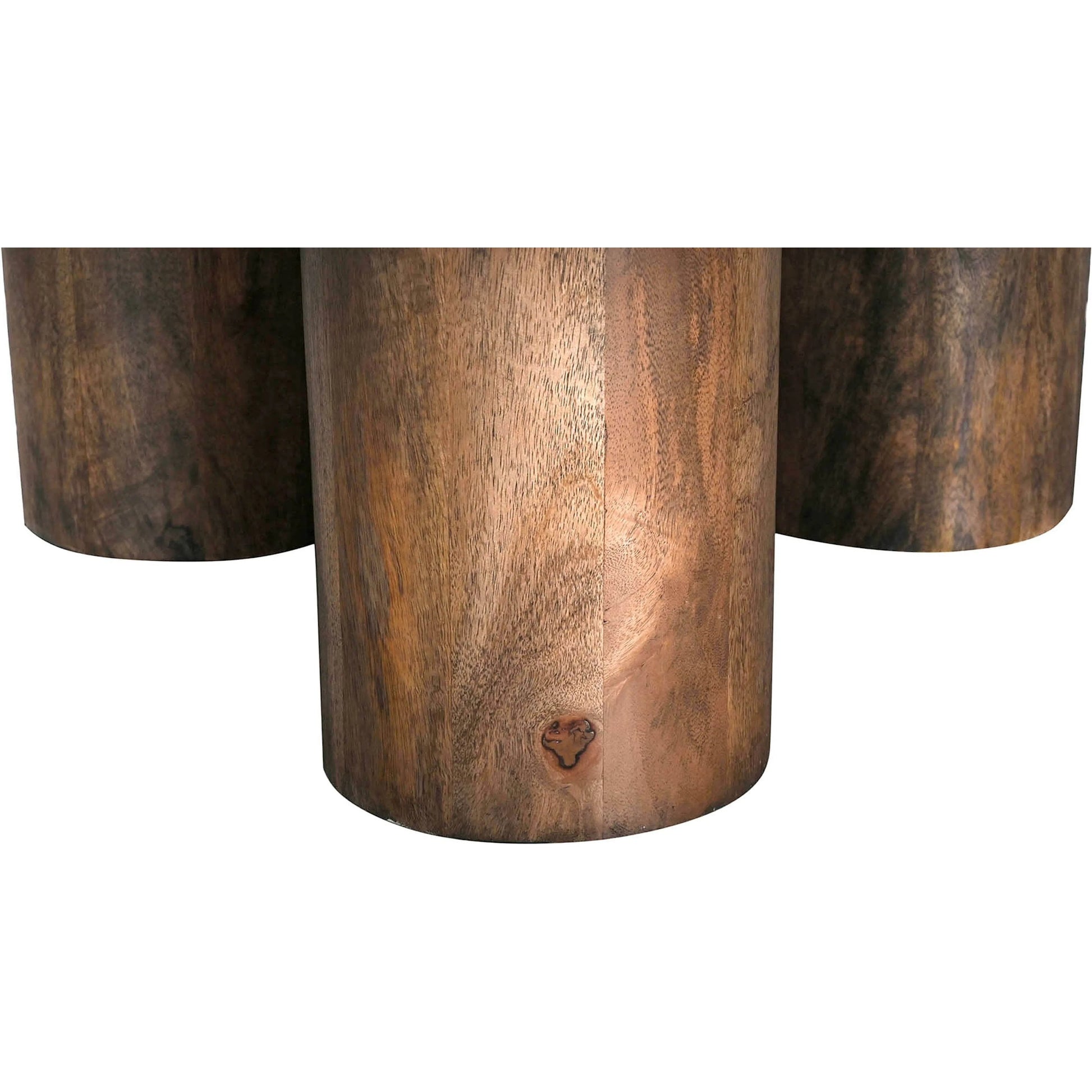 Wilder Coffee Table by LH Imports in dark brown and cinnamon. Made from mango wood in a unique style.