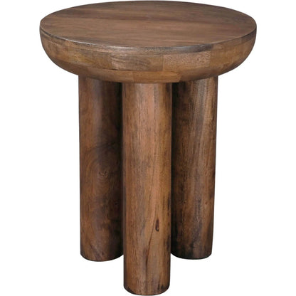 Wilder Side Table by LH Imports in dark brown and cinnamon. Made from mango, mango veneer, mdf in a unique style.