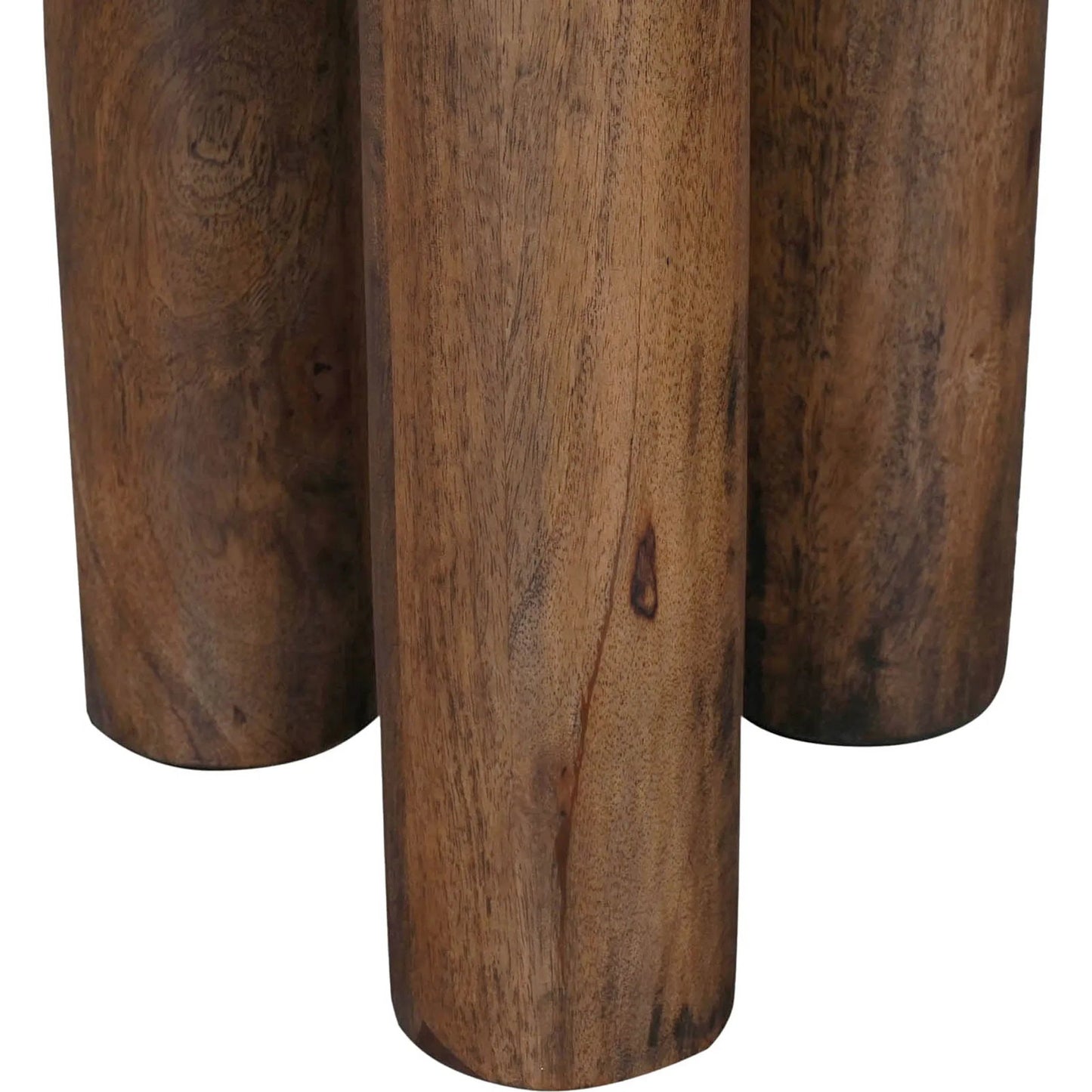 005 SI-2325098 | Closeup | Wilder Side Table by LH Imports in dark brown and cinnamon. Made from mango, mango veneer, mdf in a unique style.