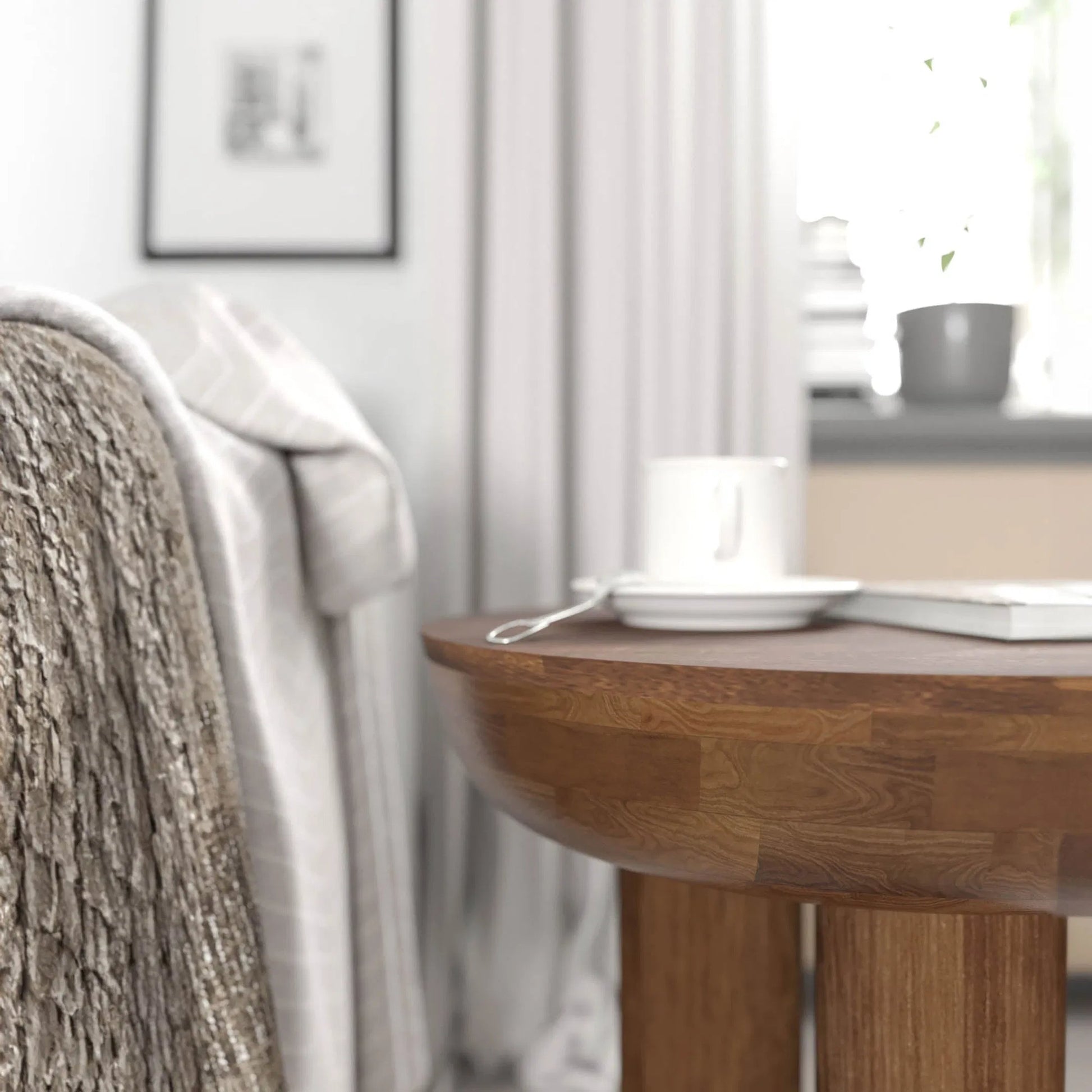 Wilder Side Table by LH Imports in dark brown and cinnamon. Made from mango, mango veneer, mdf in a unique style.