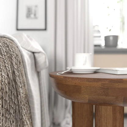 Wilder Side Table by LH Imports in dark brown and cinnamon. Made from mango, mango veneer, mdf in a unique style.