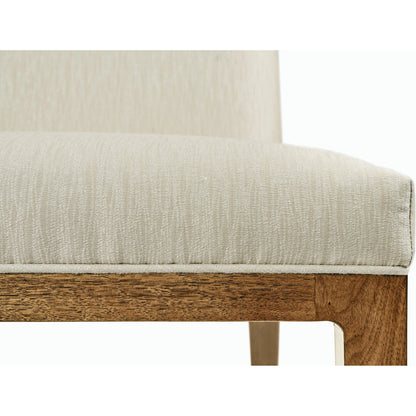 Toulouse Side Chair by Jonathan Charles in walnut. Made from american walnut in a modern style.