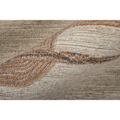 Pollock Geometric Rug - 8954F by Feizy in ivory, brown, tan. Made from wool, nylon in a unique style.