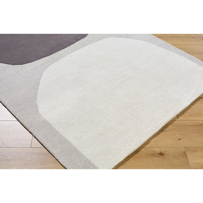 Rossi Rug - 532256 by Livabliss in sterling grey, dark grey, eggplant. Made from wool in a unique style.