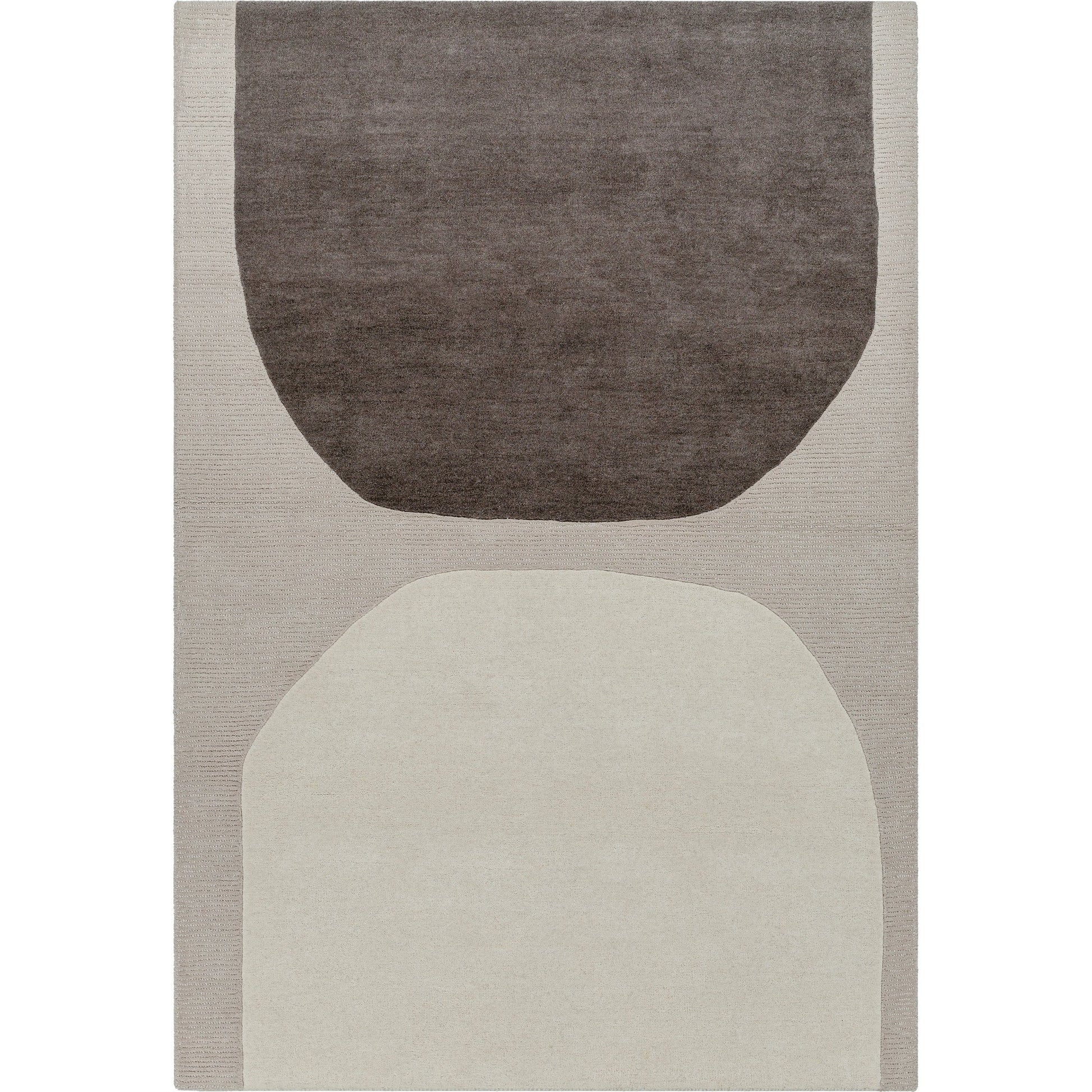 Rossi Rug - 532256 by Livabliss in sterling grey, dark grey, eggplant. Made from wool in a unique style.