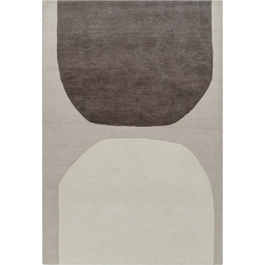 Rossi Rug - 532256 by Livabliss in sterling grey, dark grey, eggplant. Made from wool in a unique style.