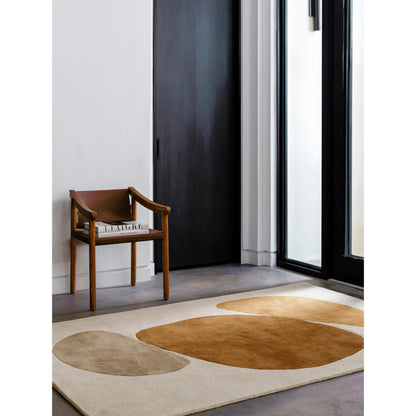 Rossi JWRS-2305 Rug by Livabliss in goldenrod, burnt sienna, taupe, light gray. Made from wool in a unique style.