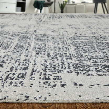 Coda Rug - 8928F by Feizy in black, white. Made from wool, viscose in a unique style.