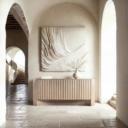 Loggia Entertainment Credenza by Bernhardt in aria. Made from wood in a transitional style.