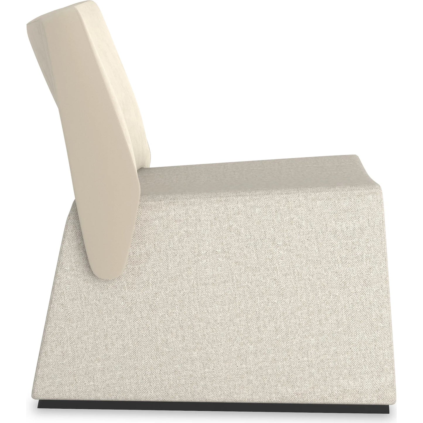 006 SI-2250482 | Additional Silo | Et Voila Chair by Caracole in pumice and dark chocolate. Made from birch in a unique style.