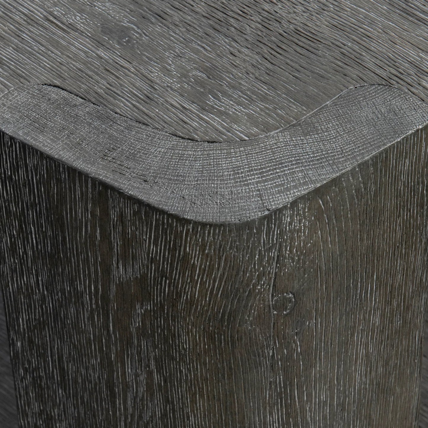 006 SI-2524030 | Closeup | Boyle Side Table by Bernhardt in porcini. Made from wood in a transitional style.