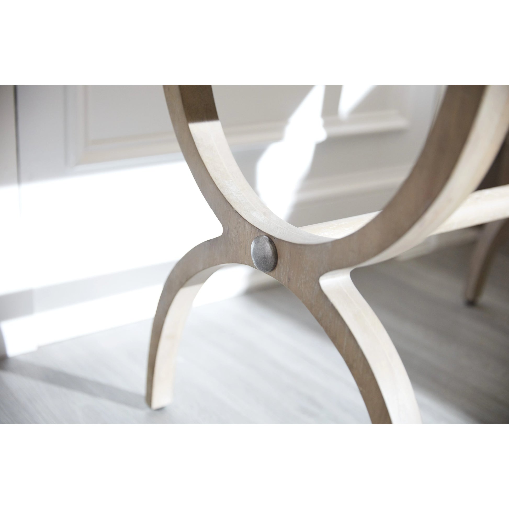 Affinity Nightstand by Hooker Furniture in greige. Made from oak veneers in a coastal style.
