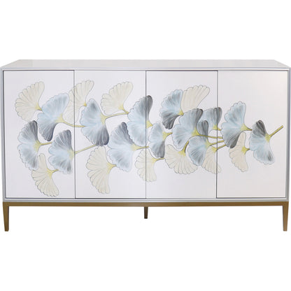 Annabelle Sideboard by Pasargad Home in silver and silver. Made from unique in a transitional style.