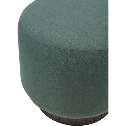 Jayde Ottoman - 528989 by Surya in brushed. Made from polyester, acacia, polyurethane foam in a modern style.